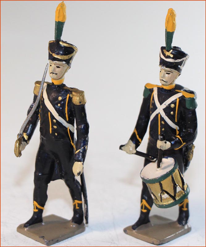 Soldat CBG Mignot 1er Empire - Dragons De Klebert - Cavalerie Plomb 60mm (1:32)
