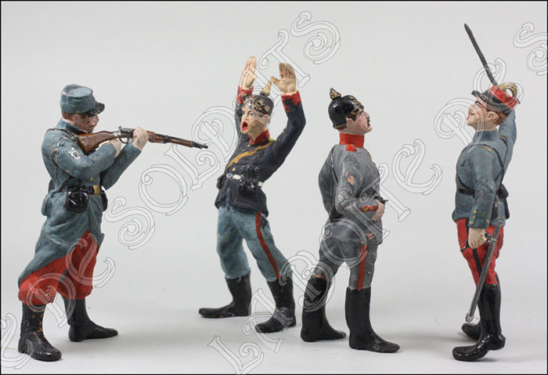Soldat De Plomb Jabouley France 1900 - Nordiste Guerre De Sécession - 54mm - Occasion